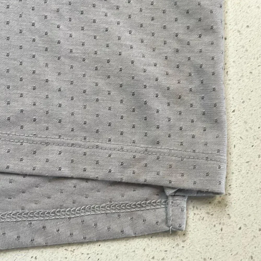 Nike Running Dri-FIT Tank Top Mens XL Gray Perforated Reflective Athletic Traini